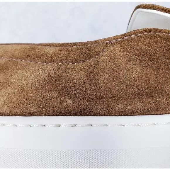THE ROW Marie H Suede Leather Slip On Shoes Brown Women's I/EU 40 US 10~ VGUC
